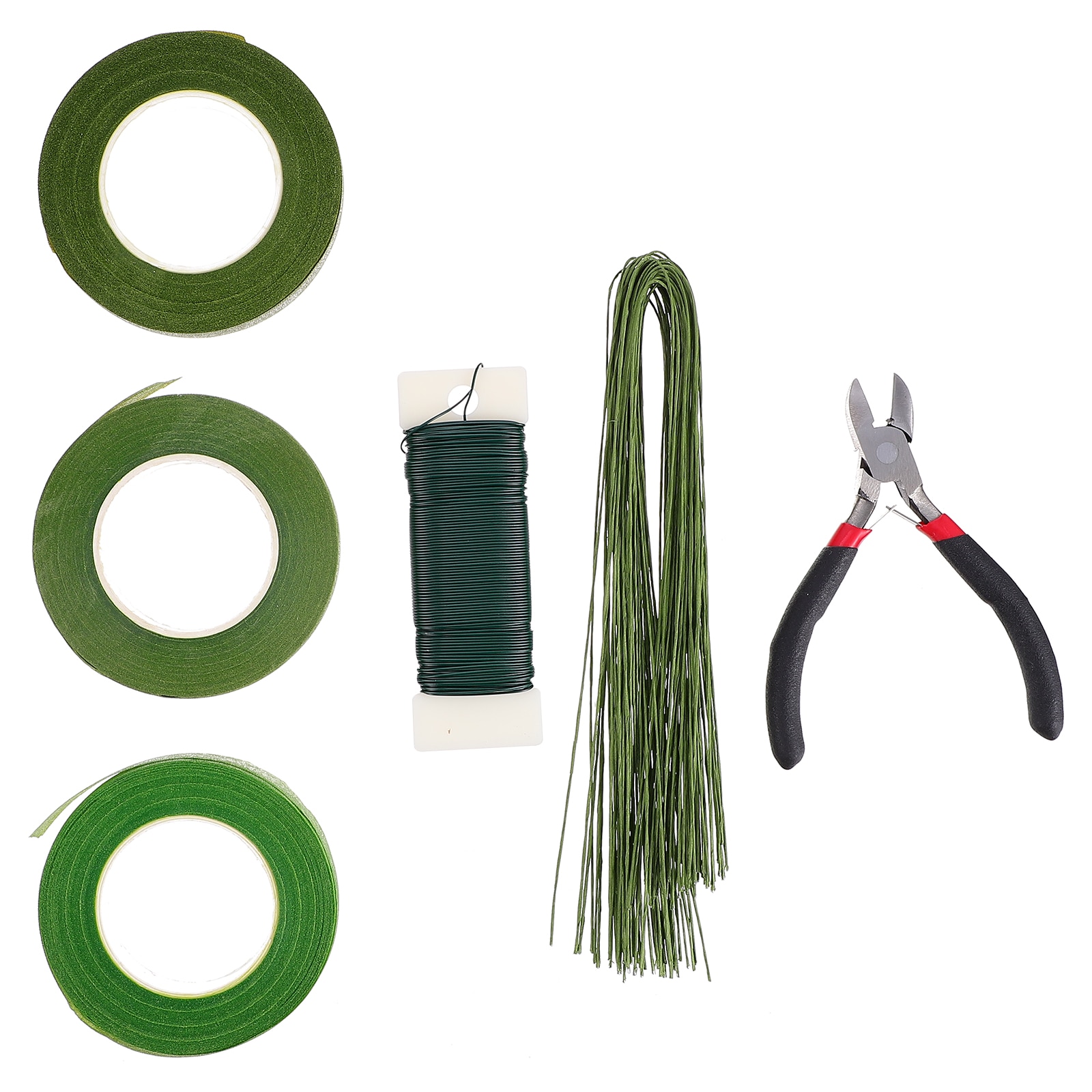 1 Set Natural Craft Pick with Floral Tapes and Wraps for Floral Stem Wires