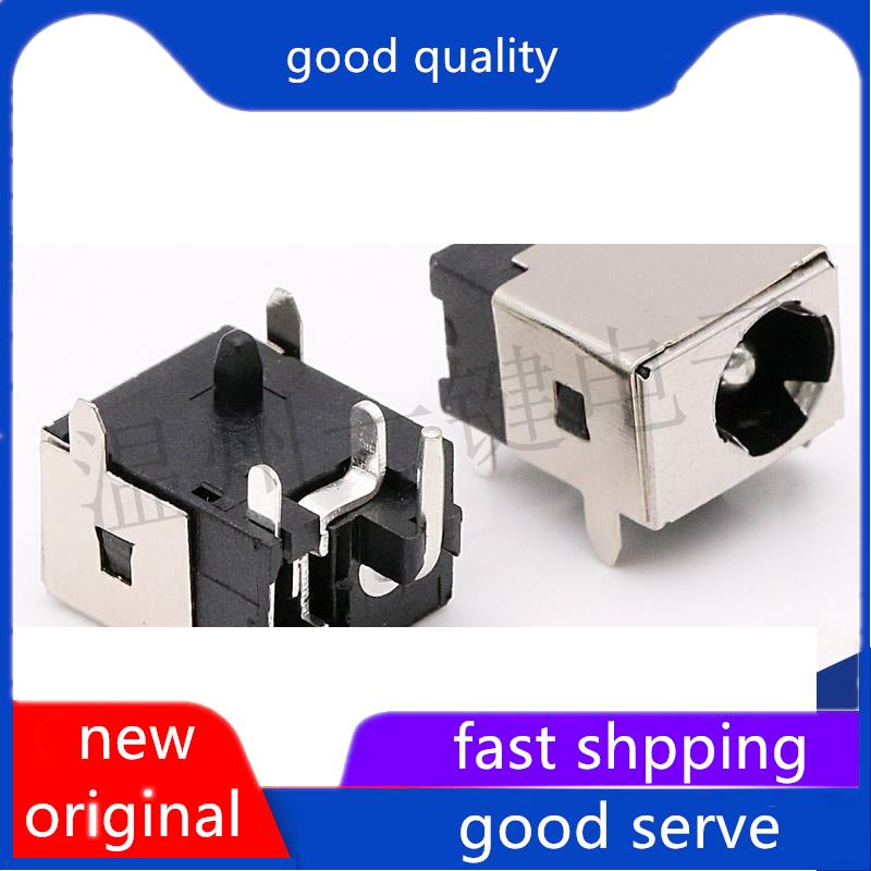 10pcs original new DC-044D power socket 5.5X2.1mm DC-044D fully enclosed 5-pin DC power supply with column