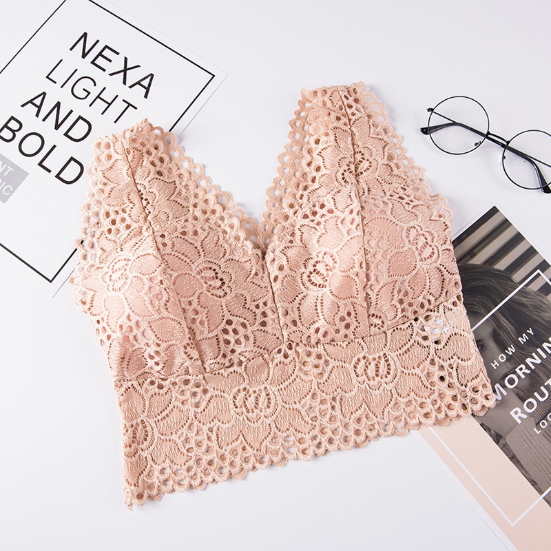 3D Sexy Lingerie Seamless Sport Bra Top Bra Push Up Bralette Brassiere Women Underwear V-neck Sexy Lace Bras for Women
