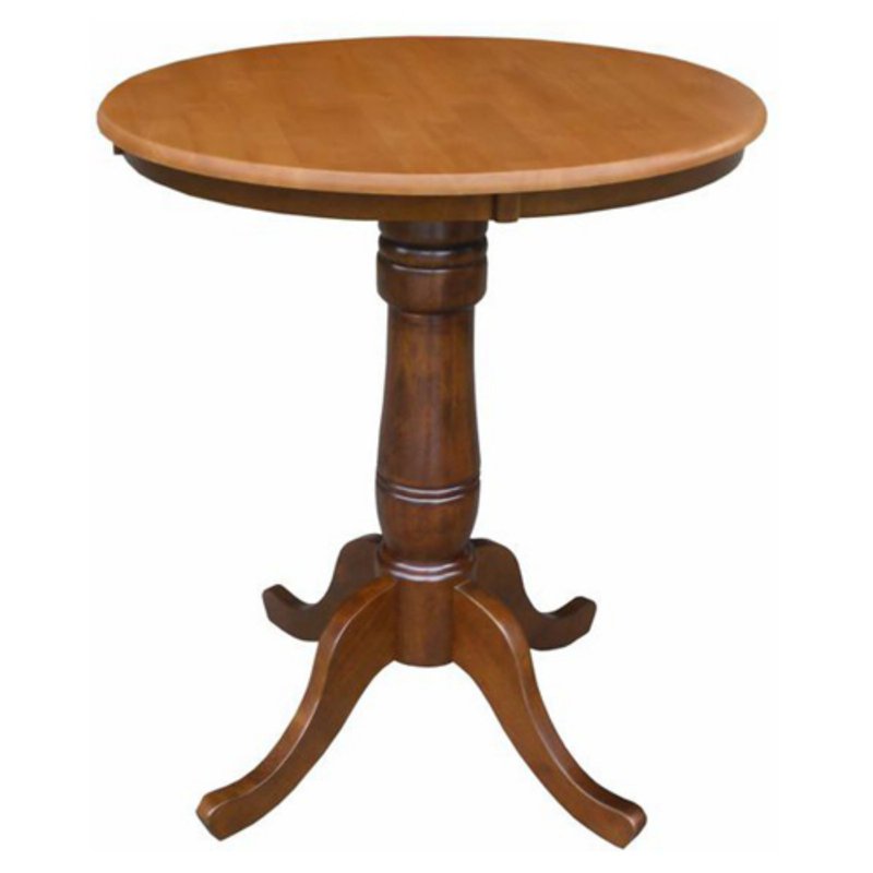 30 in. Round Pedestal Counter Height Dining Table Small coffee table End table for bedroom Small end table Table top Mesas Tea