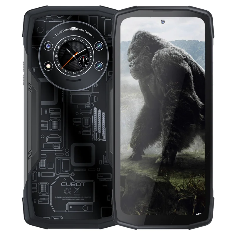 Cubot KingKong Star Waterproof Rugged 5G, 24GB(12GB+12GB) RAM, 256GB ROM, 10600mAh Battery, 6.78" 2K Screen, 100MP Camera, 