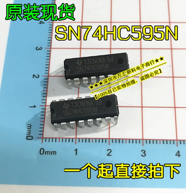 10pcs orginal new 74HC595 SN74HC595N 74HC595N DIP-16 logic chip