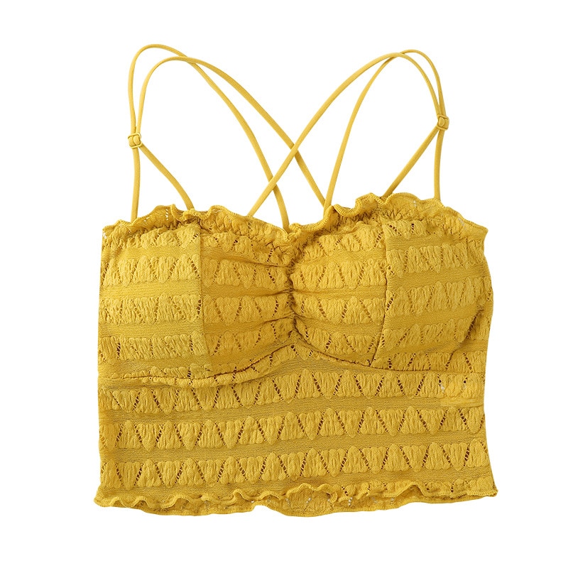 condole removable padding inside the bud silk condole belt French take paragraph beauty back render underwear vest female lace