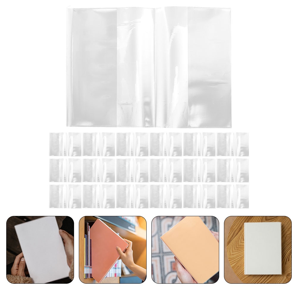 20 Pcs A5 Account Book Cover Plastic Enclosure Protective Exercise Students Protection Pp Covers Paperback Soft Books