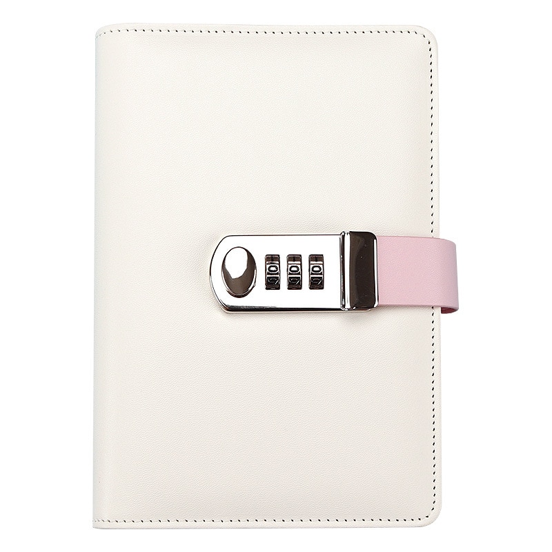 High-Value Password Lock Loose-Leaf Handbook Multi-Function Notebook With Lock Lock Notebook Student Stationery Notebook