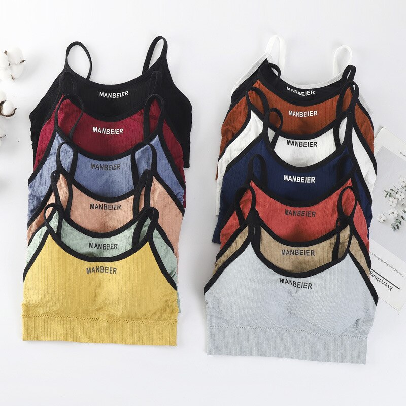 New Sports Bra for Women Gym Sexy Crop Top Bra Women Cotton Underwear Soft Comfort Tube Tops Female Brassiere Tops for Girls