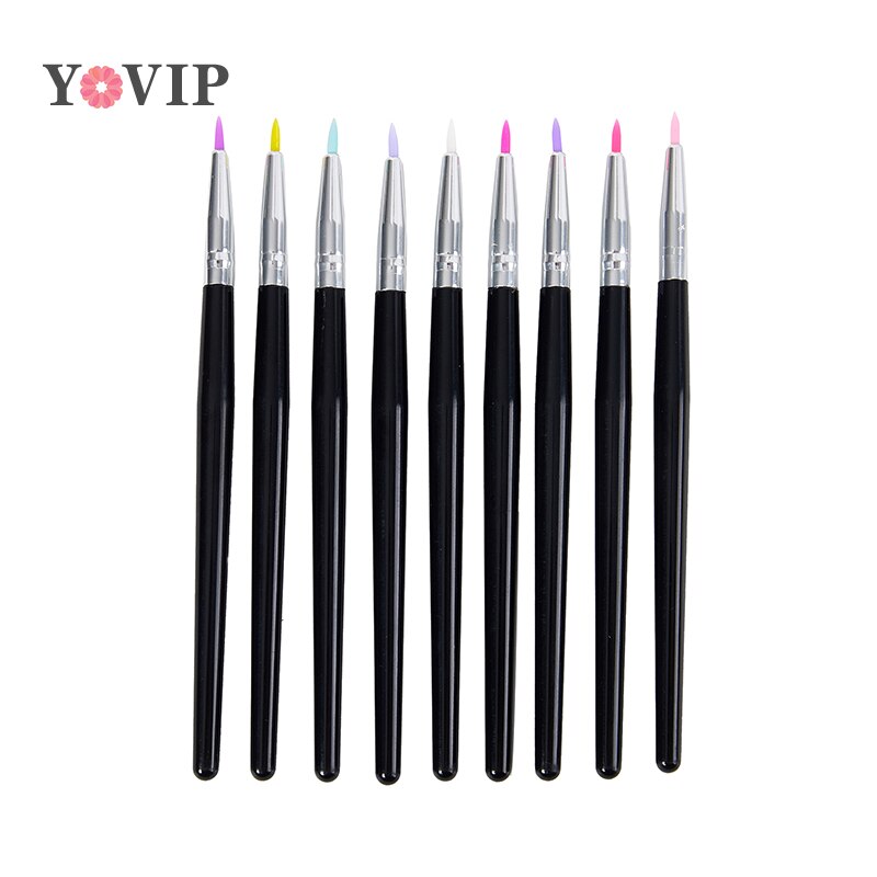 1PC Silicone Makeup Brushes Eyeliner Makeup Tools Nail Art DIY Nail Brush Facial Paintbrush Beauty Makeup Brush