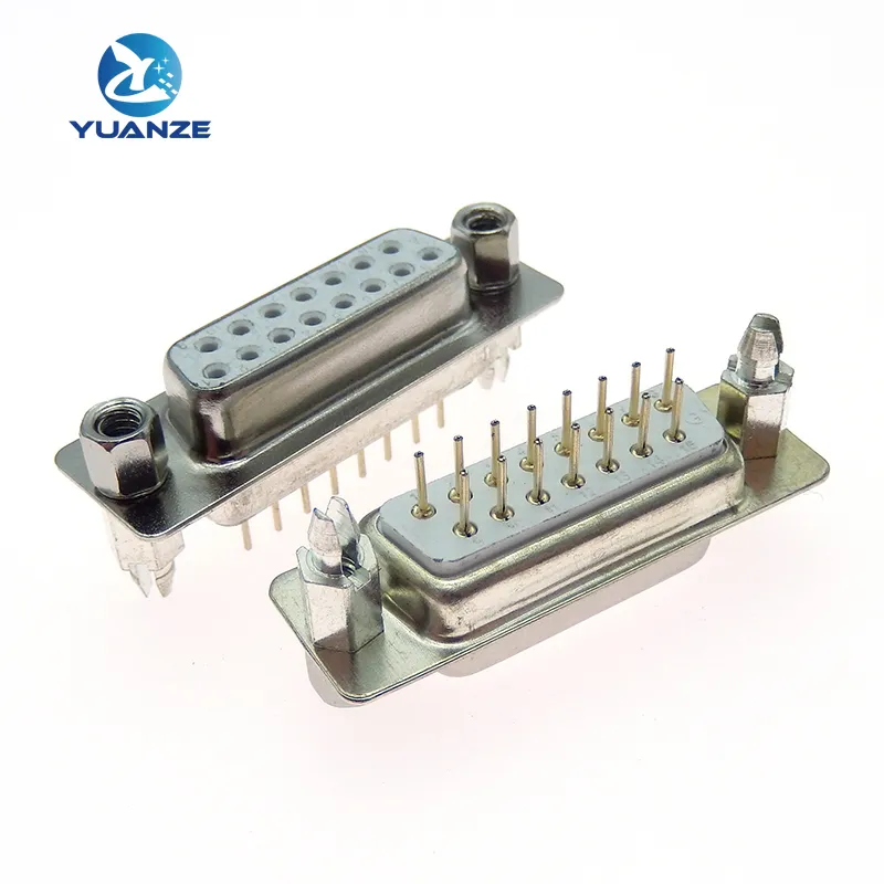 5PCS DP15 FEMALE FEMALE CONNECTOR Insert plate type D-Sub Mounting DB15