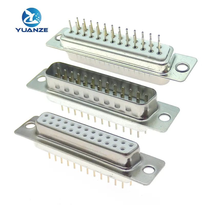 1PCS DP25 Male Female CONNECTOR Insert plate type D-Sub Mounting DB25