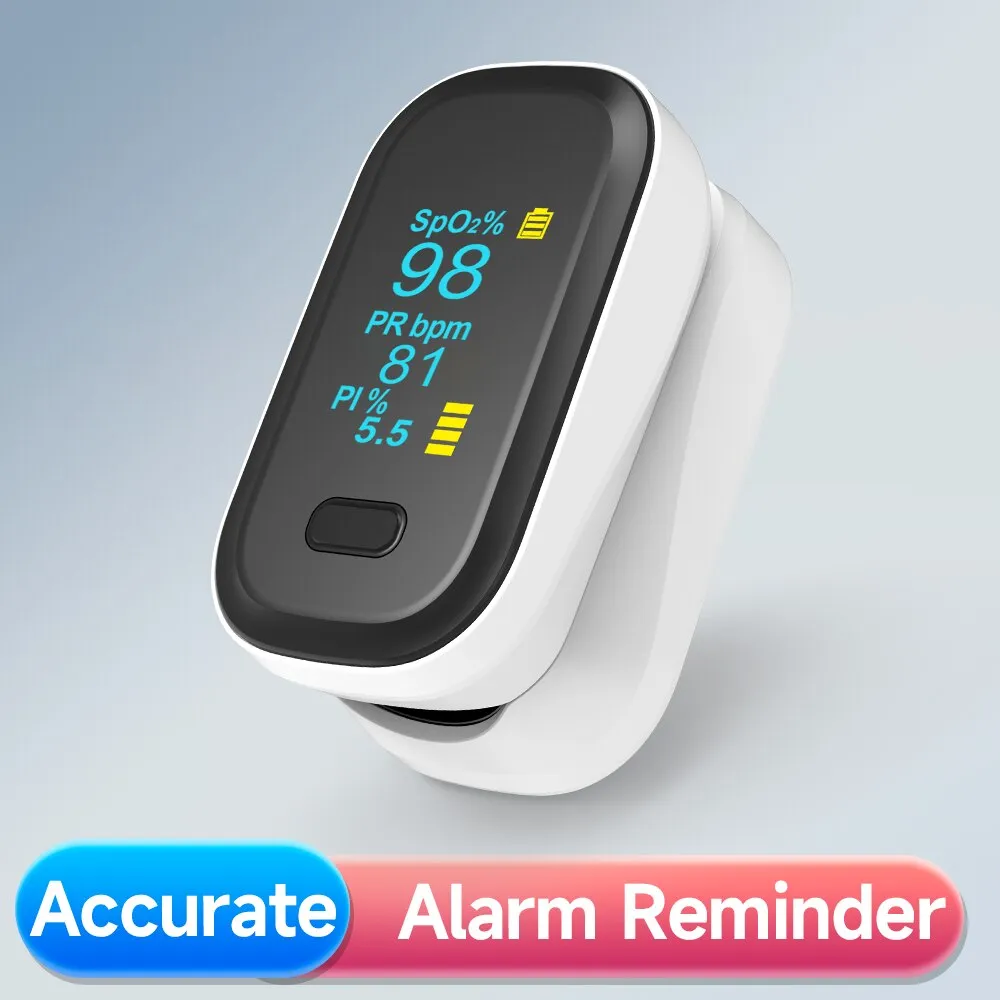 Finger Pulse Oximeter Medical Portable Blood Oxygen Oxymetre Heart Rate Saturation Meter OLED Oximetro De Dedo