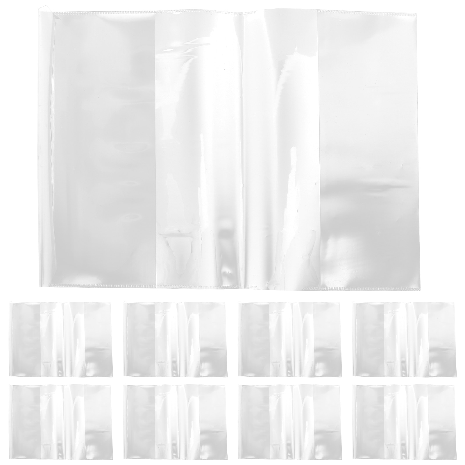 10pcs Protective For Book Book Textbook Protective Clear Book Protection Width Adjustable Book Protection Soft Books