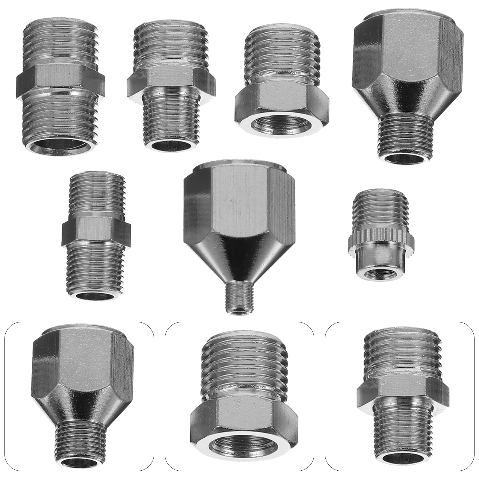 Air Ride Compressor Conversion Adapter Hose Fitting Connector Compressor Quick Disconnect