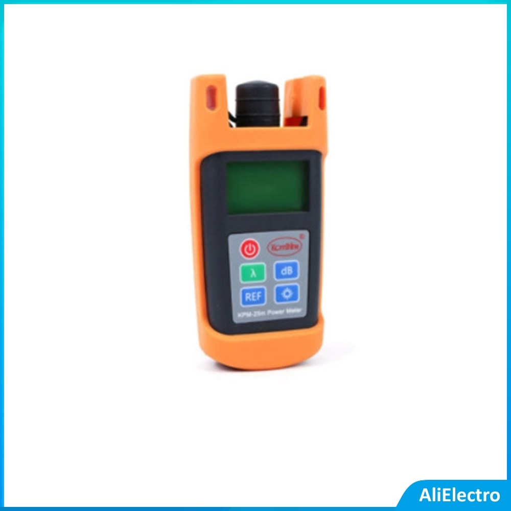 Fiber Optical Handheld Test Tool Fiber Optic Power Meter KPM-25M OPM Tester with SC Connector FTTH