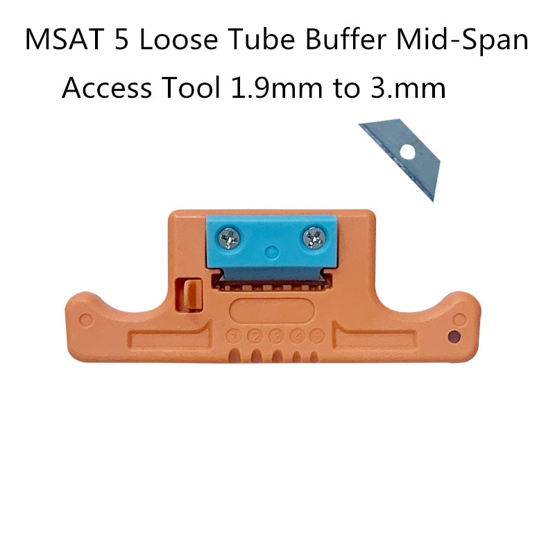FTTH Optical Fiber 1.9-3.0mm MAST-5 Access Tool Loose Buffer Tube Stripper AUA-05 Longitudinal Cable