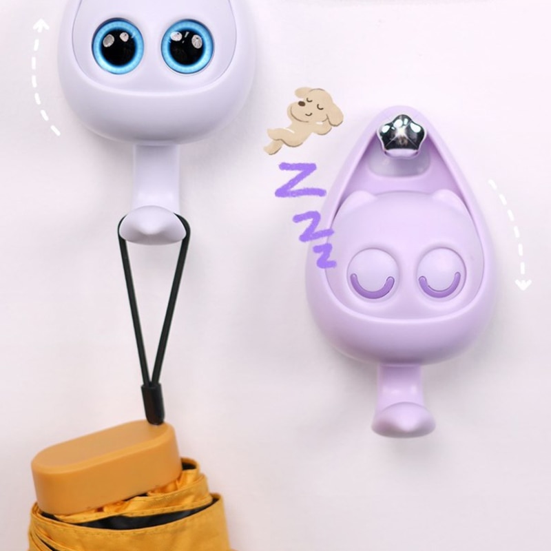 Creative Cute Cartoon Cat Hooks Wall Shlef Hook for Clothes Hat Scarf Key Holders Animals Hanger Rack Home Decoration Hanger