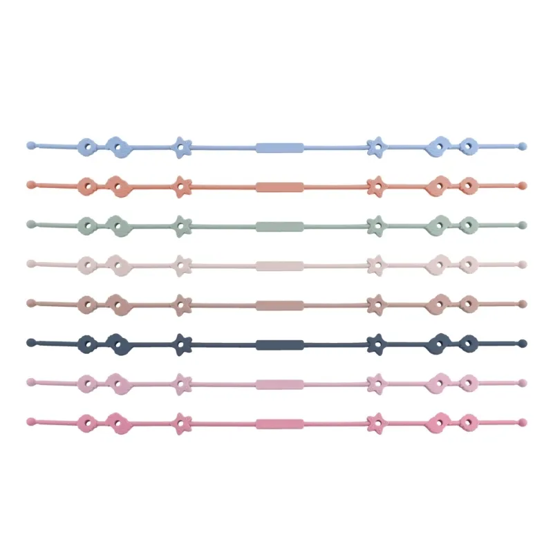 Pacifier Teether Straps Pacifier Clip Toy Safety Straps for Strollers High Chair