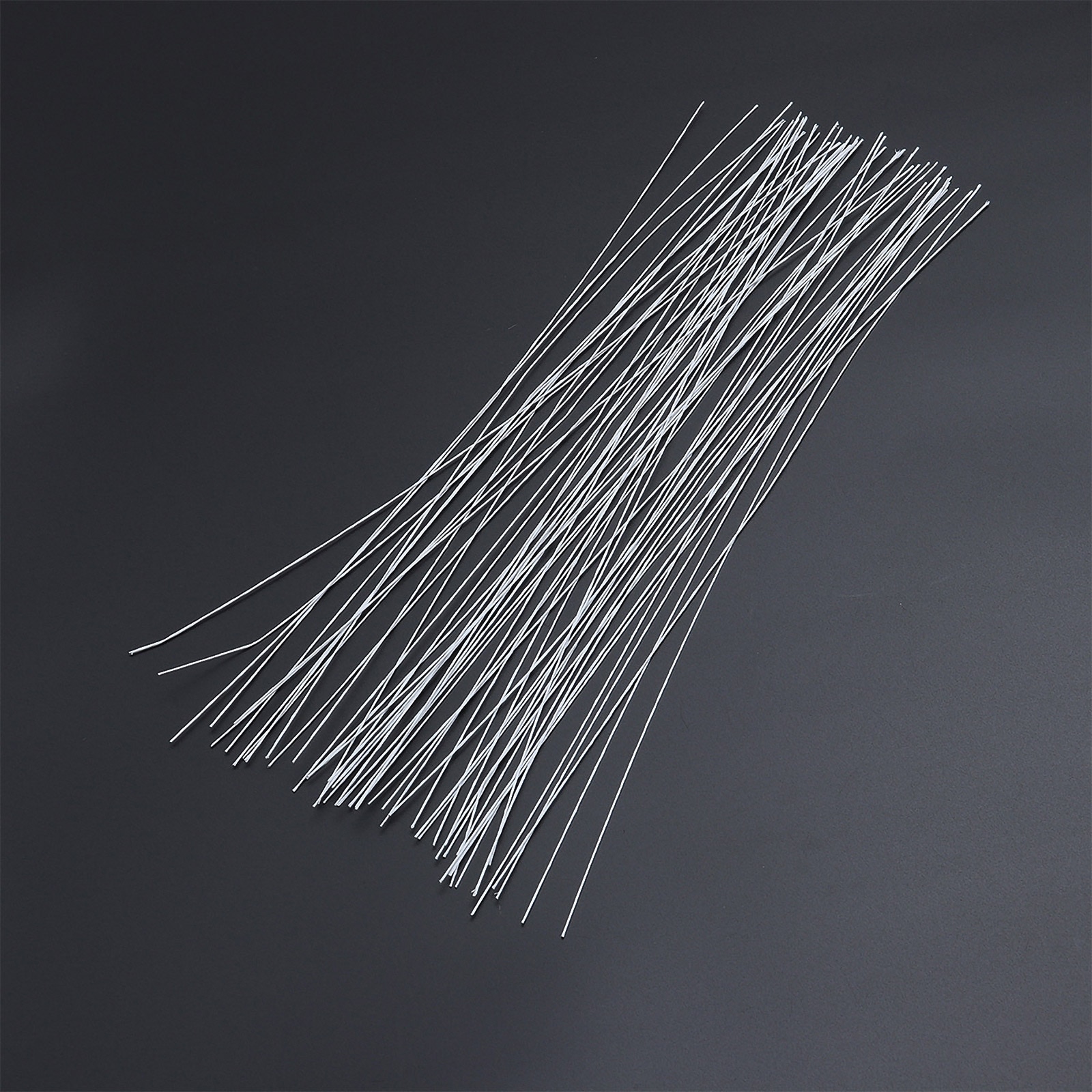 50 Pcs Stem Wrapped 24 Gauge Floral Wire Flower Arrangement Paper Rattan Rose Branch Duct Tape White