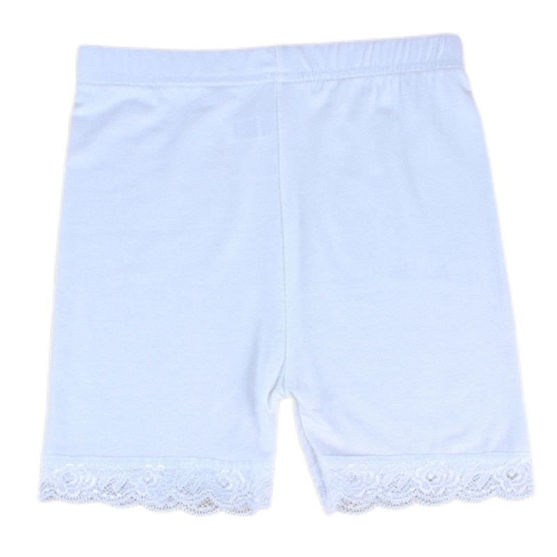 Kids Girls Lace Trim Safety Pants Underwear Leggings Underdress Shorts drop shipping