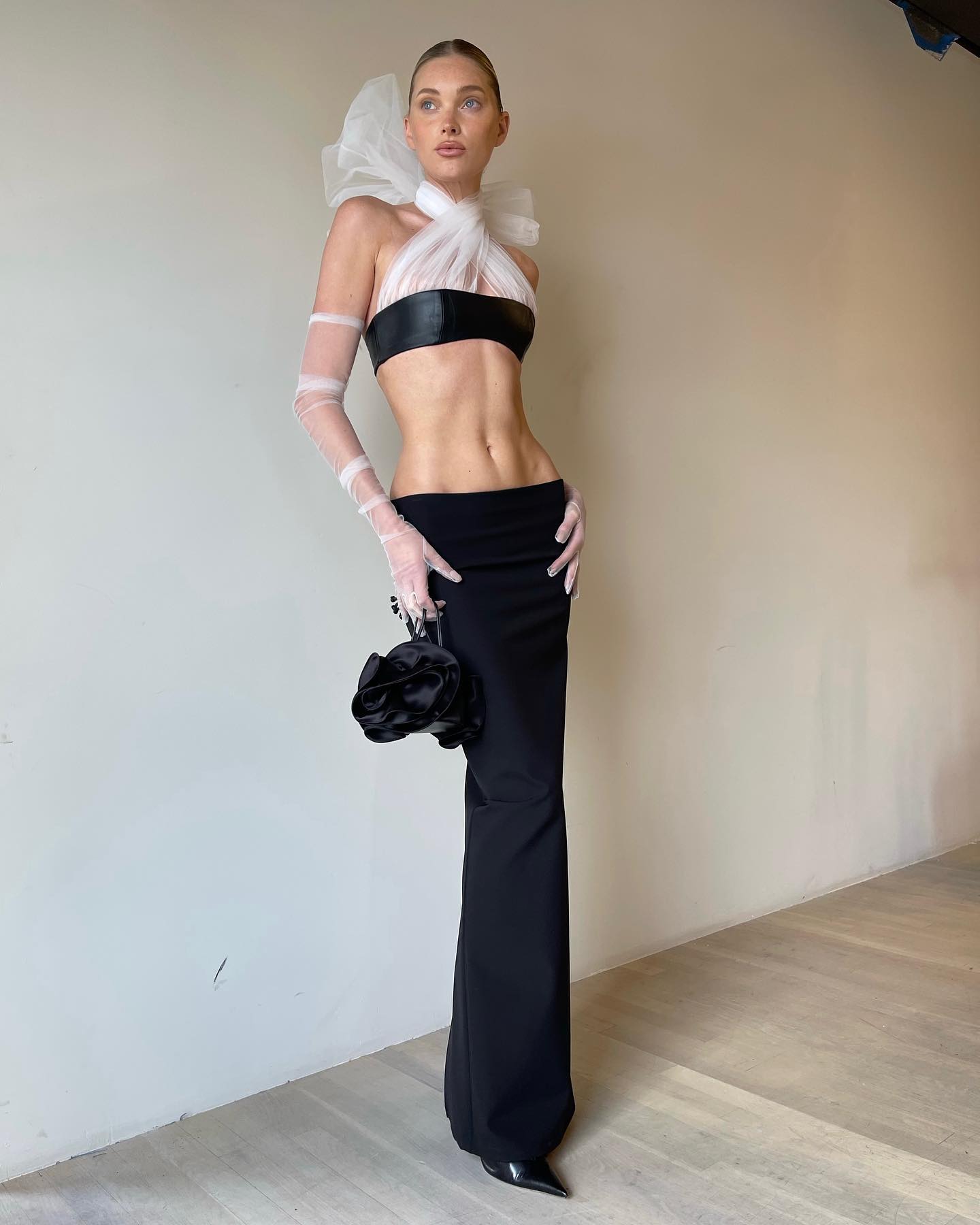 2023 New Fashion Women Sexy 3 Pieces Bodycon Bandage Set Tops Skirts Mesh Gloves Fashion Nightclub Party Celebrate Women's 