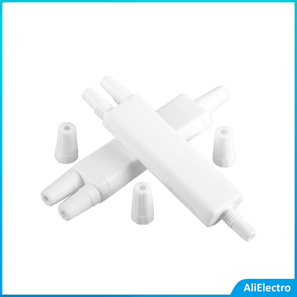 50pcs 2 Core Drop Wire Cable Splice Protection box round tube for heat shrink splicing sleeve one in and two output