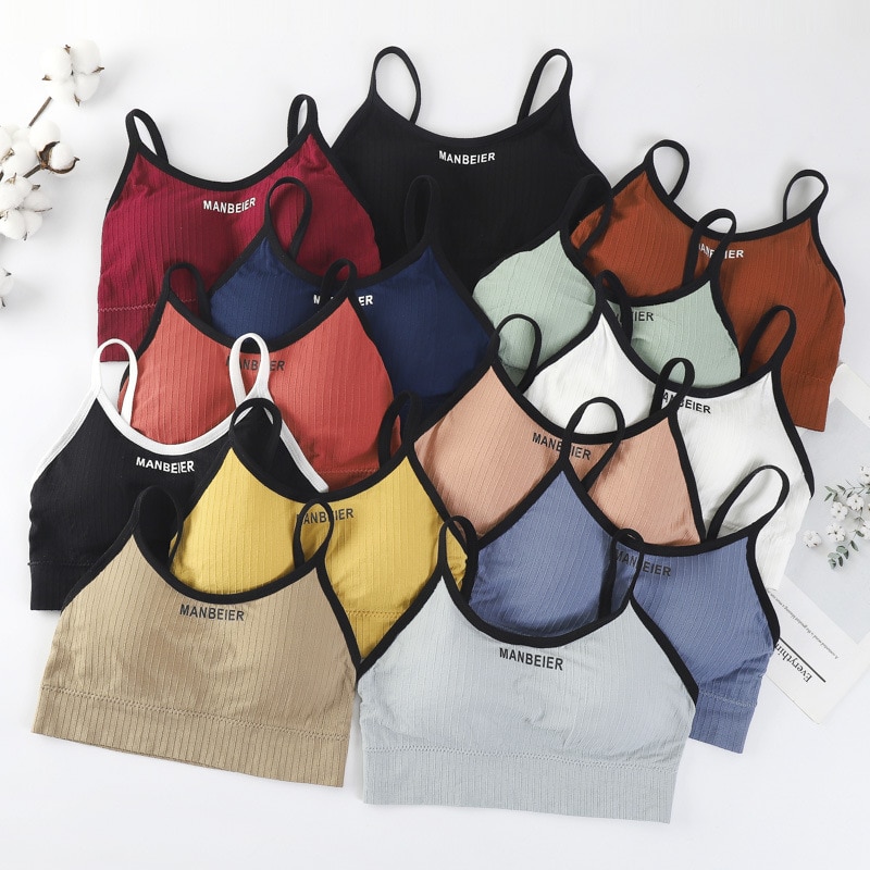 Sports Tubes Bra for Women Gym Sexy Crop Top Bra Women Cotton Underwear Soft Comfort Tube Tops Female Brassiere Tops for Girls