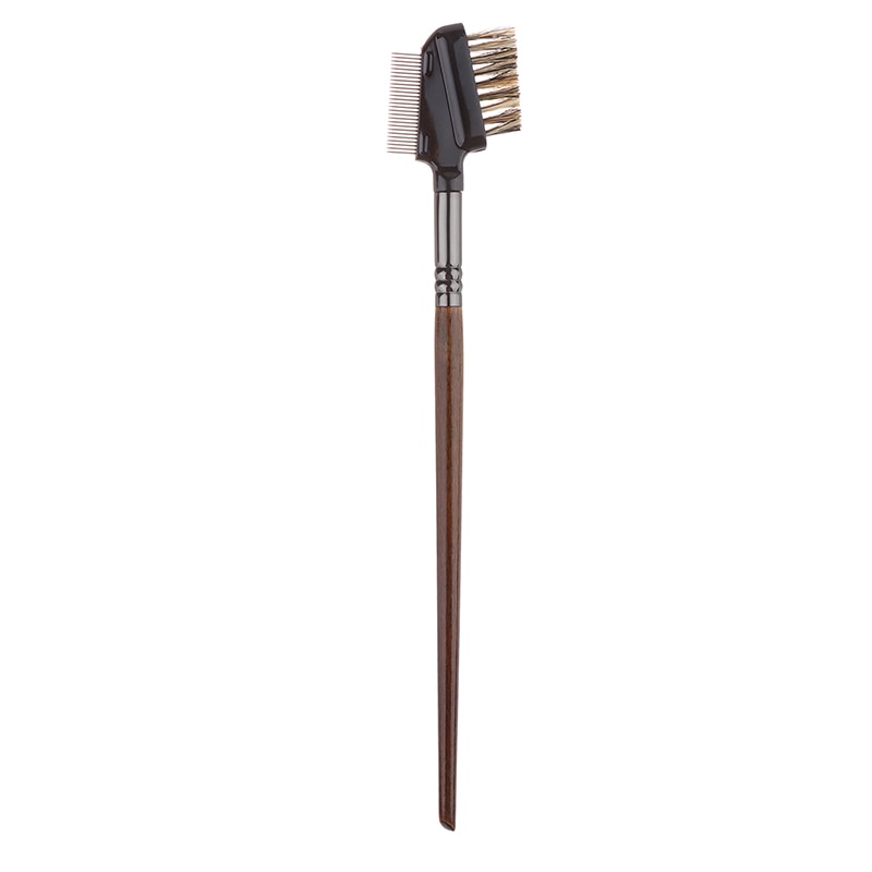 2-in-1 Eyelash Comb Dual Purpose Makeup Brush Stainless Steel Eye Makeup Tool
