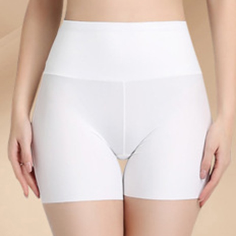 Ice Silk Seamless Anti Empty Bottoming Safety Pants Women's Safety High Quality Pants Plus Size Summer Thin Leggings