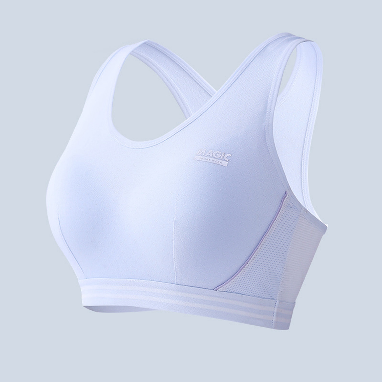 Women Girls Thin Sectional Vest Summer Bra Sports Running Bra Underwear Brassiere Mesh