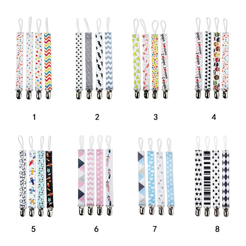 Pacifier Clip for Babies, Infants, and Toddlers Unisex Modern Pacifier Holder
