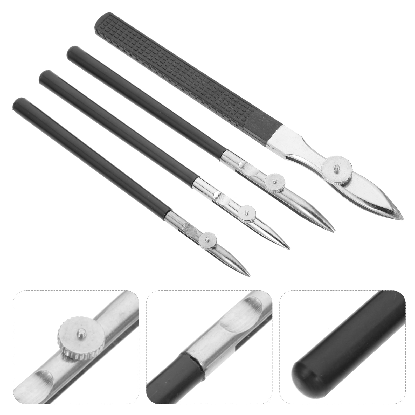 4 Pcs Duck Pen Fine Line Number Convenient Draw Ruling Fluid Plastic Painting