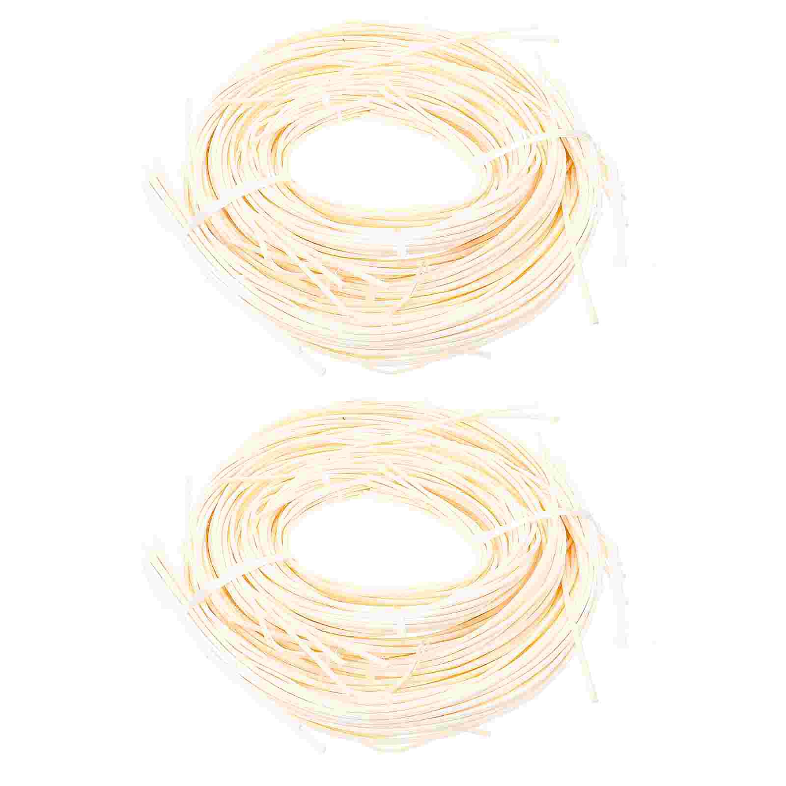 2 Pcs Indonesian Rattan Snake Shape Wreath Making Accessories Wreaths Decors DIY Crafts Natural Vine Adorn