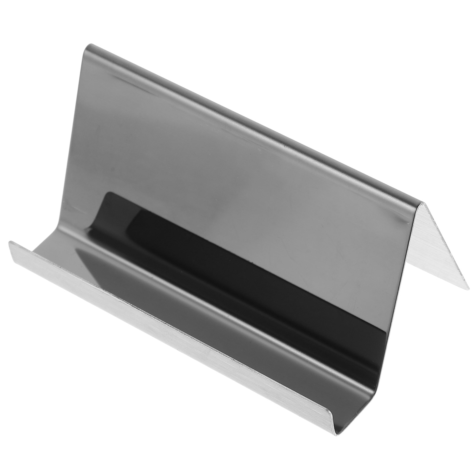 Business Card Holder Cards Stand Cellphone Tablet Desk Stainless Steel Multi-use Office Fashion Mobile Mount
