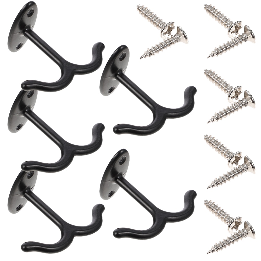 Closet Hooks Zinc Alloy Hats Cup Hanging Shelf Wardrobe Wall Ceiling Mug Rack Cabinet