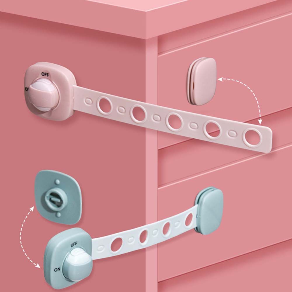 Anti-Pinch Hand Children Safety ABS Kids Protection Safety Buckle Refrigerator Buckle Baby Safety Lock Drawer Locks
