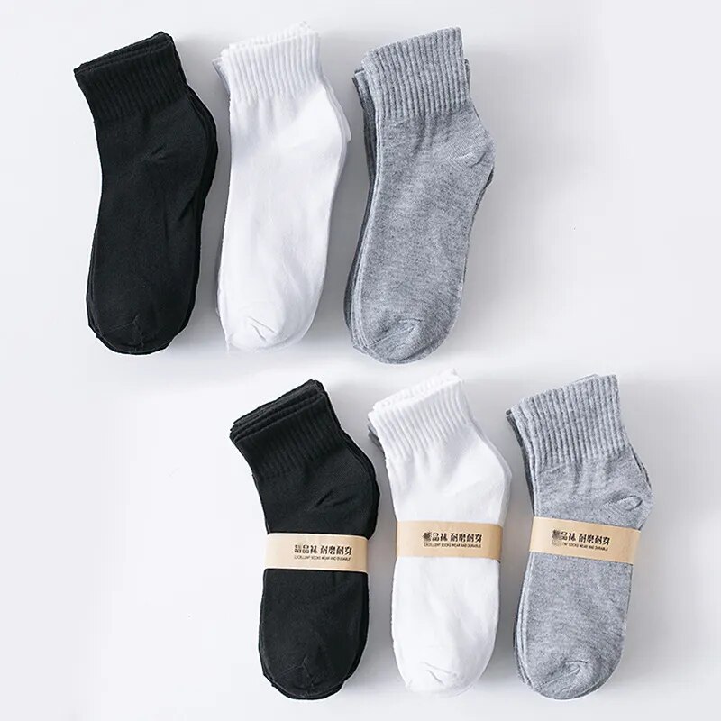 Urgot Brand 10 Pcs=5 Pairs Classic Business Brand Men's Socks Calcetines Socks Men High Quality Cotton Casual Male Socks Me