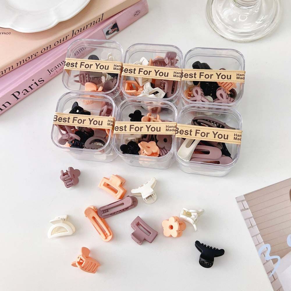 Small Hair Claws Bowknot Clamp Milk Coffee Flowers Girls Shark Clips Korean Hairpin Flowers Hair Clips Women Hair Claws