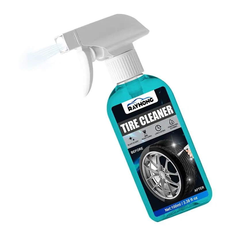 Dressing Tire Coating For Cars Car Washing Detailing Spray Wheel And Tire Cleaner For Cars Wheel Cleaner Coating Spray For Dark