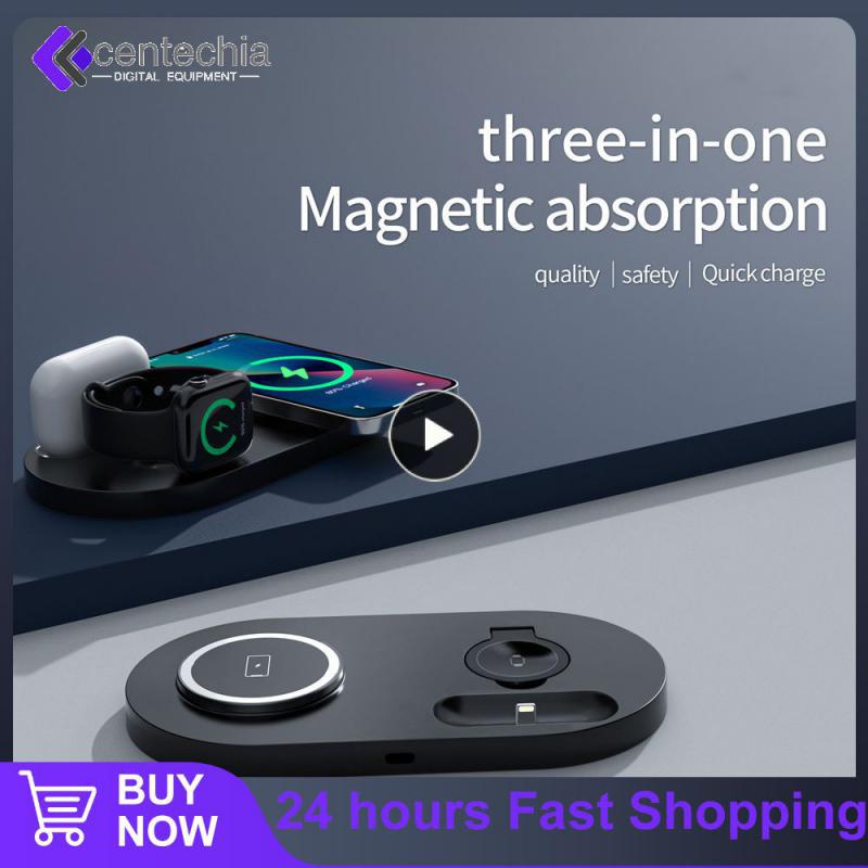 3w Portable Phone Chargers Black Charging Dock Station Small Wireless Charger Consumer Electronics High Quality Light Thin