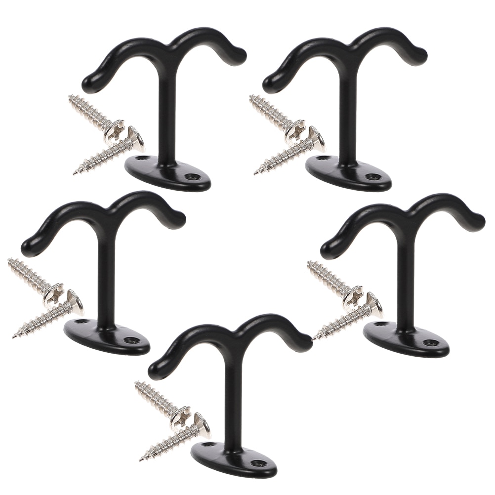 Clothes Hook Cup Hooks Hanging Shelf Ceiling Hats Mug Cabinet Zinc Alloy Hangers Two Prong