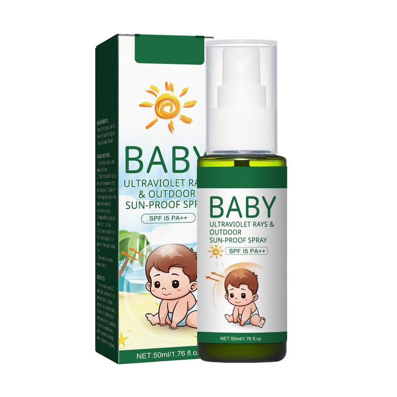 Kids Sunscreen Child Sunscreen Spray Tear-Free Broad Spectrum Water-Resistant Spf15 Sunscreen Kids Spray For Sensitive Skin Pool