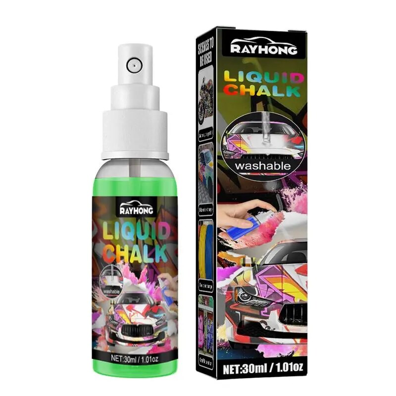 Liquid Chalk Markers Washable Sidewalk Chalk Spray Paint Liquid Chalk Markers For Artists Blackboard Signs Car Window Glass 30ml