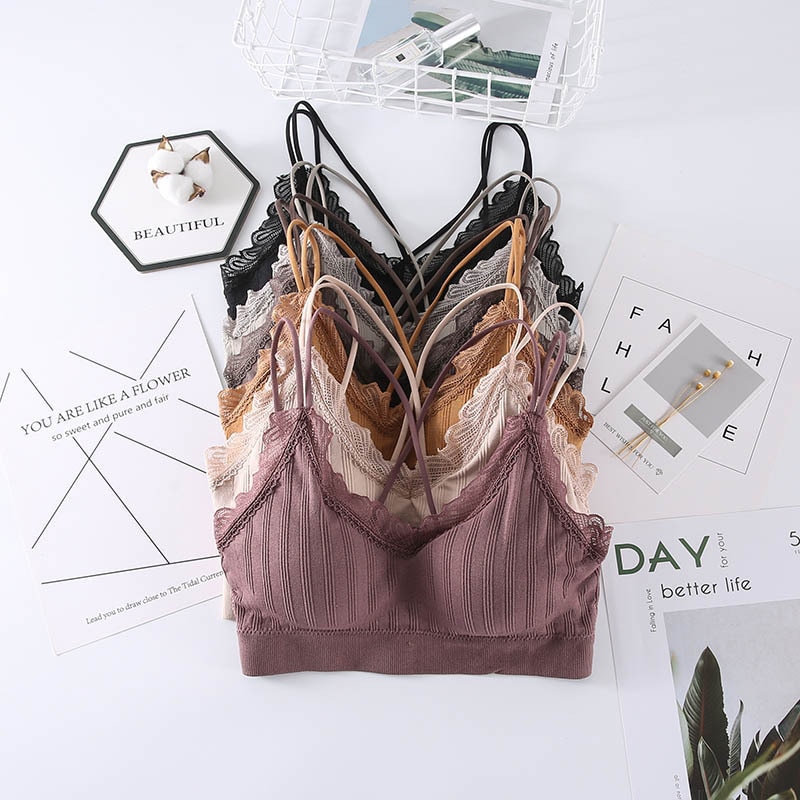 Beautiful Back Wrap Chest No Traces, Bra Strap, Underwear Seamless, Breathable, and Steel Ring Free Bra