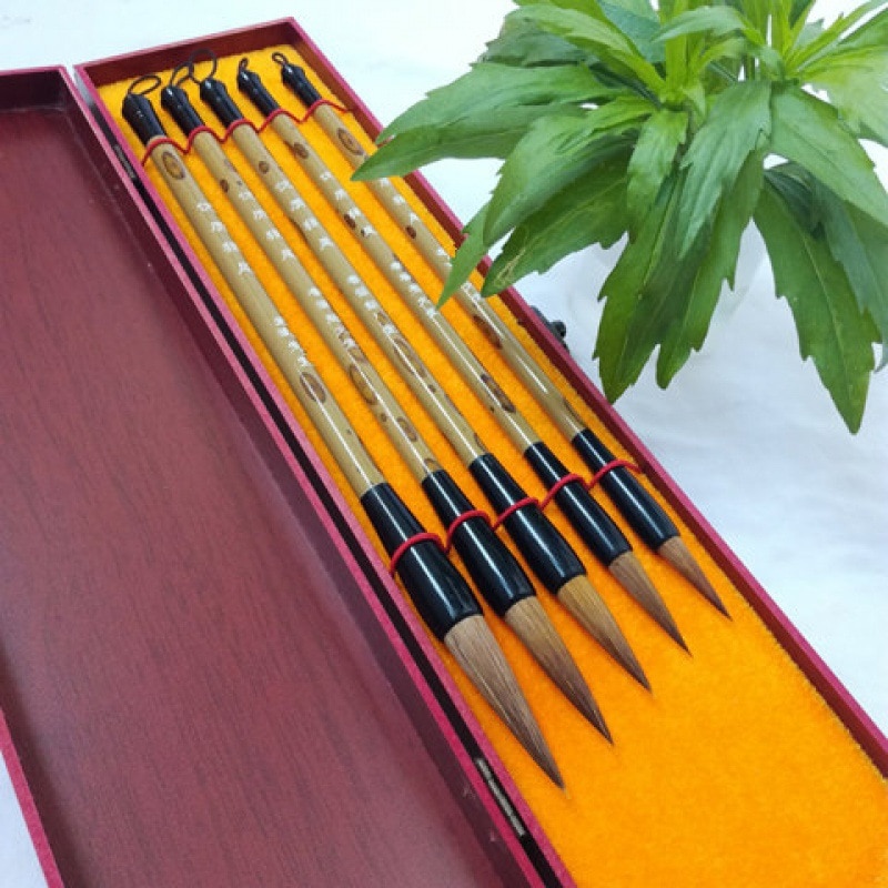 5 Gift Boxes For Beginners Of Writing Brush Set Langhao Chinese Painting Calligraphy Set Calligraphy Practice For Adult Junior S