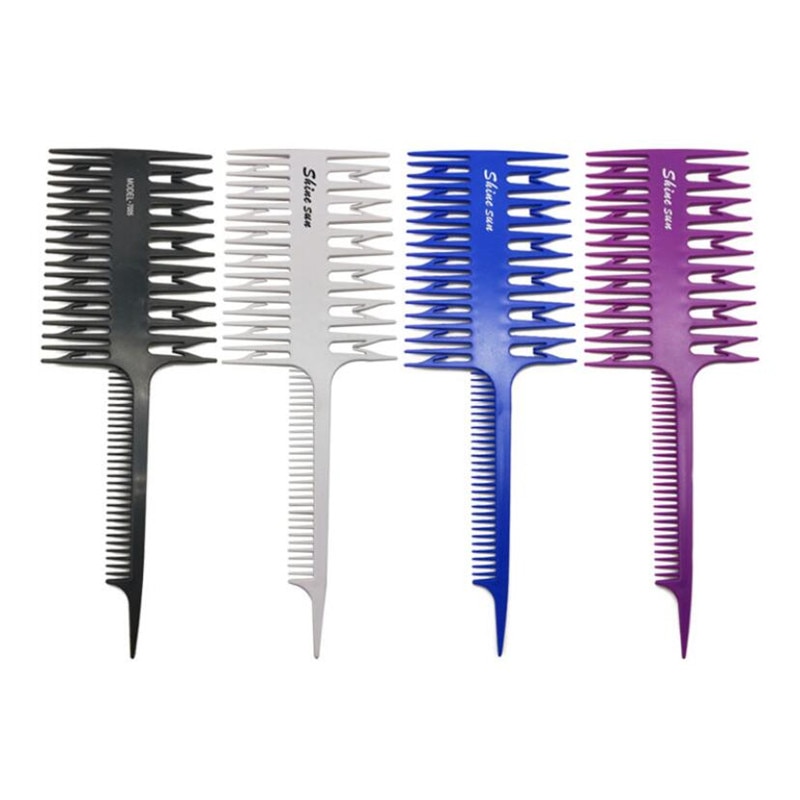 Professional Hair Comb Hair Dyeing Highlight Hair Brush Barber Hair Styling Accessories Fish Bone Tail Comb Barber Hairdressing
