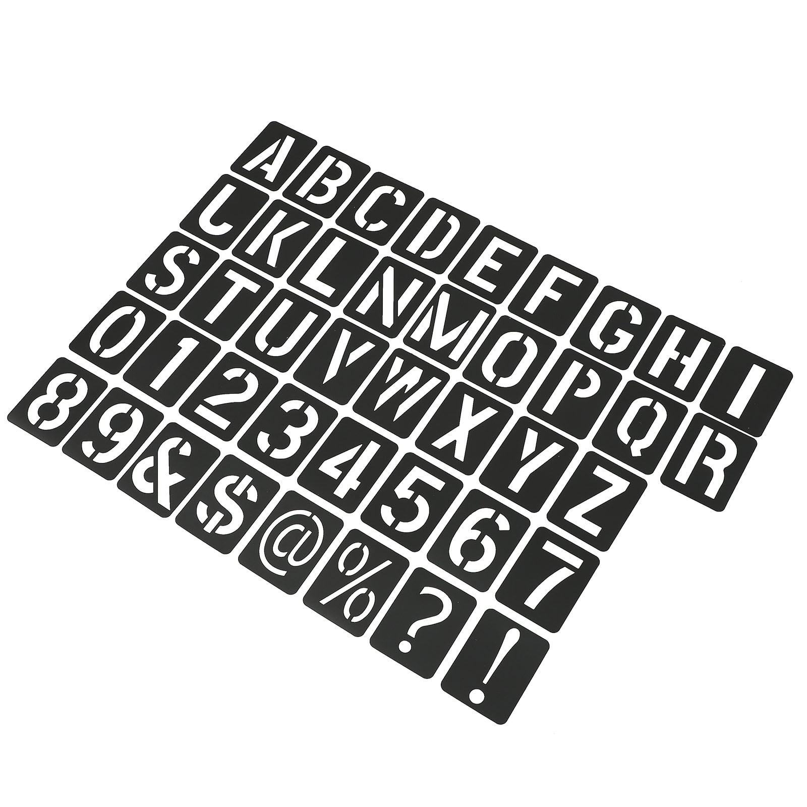 41 Pcs Letter Template DIY Painting Kidcraft Playsets Symbol Number Supply Drawing Templates Alphabet Plastic