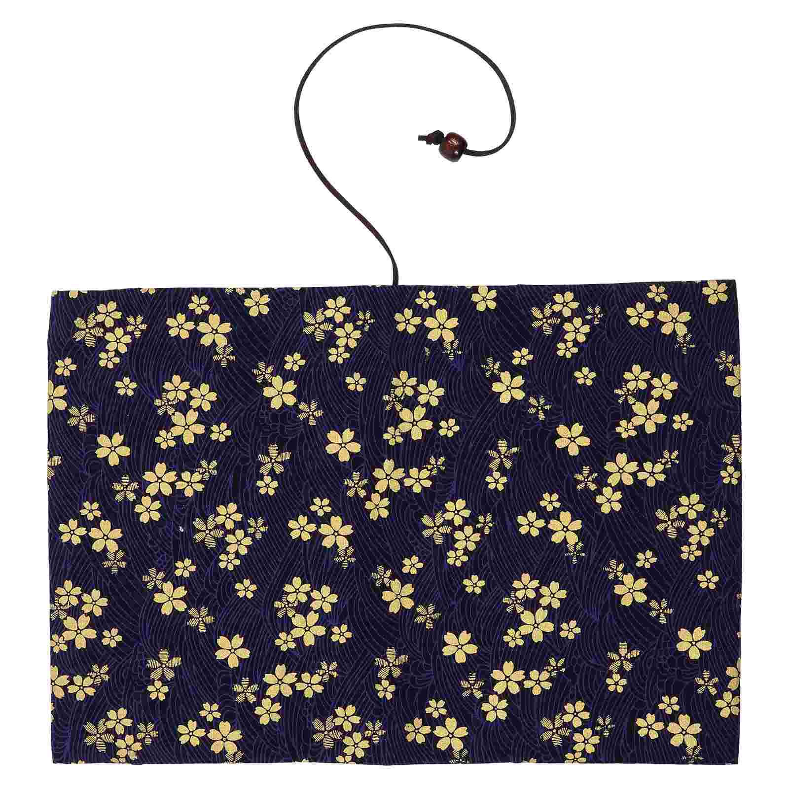 Bronzing Hand Ledger Book Cover Cherry Blossoms Diary Hand-made Protective Sleeve