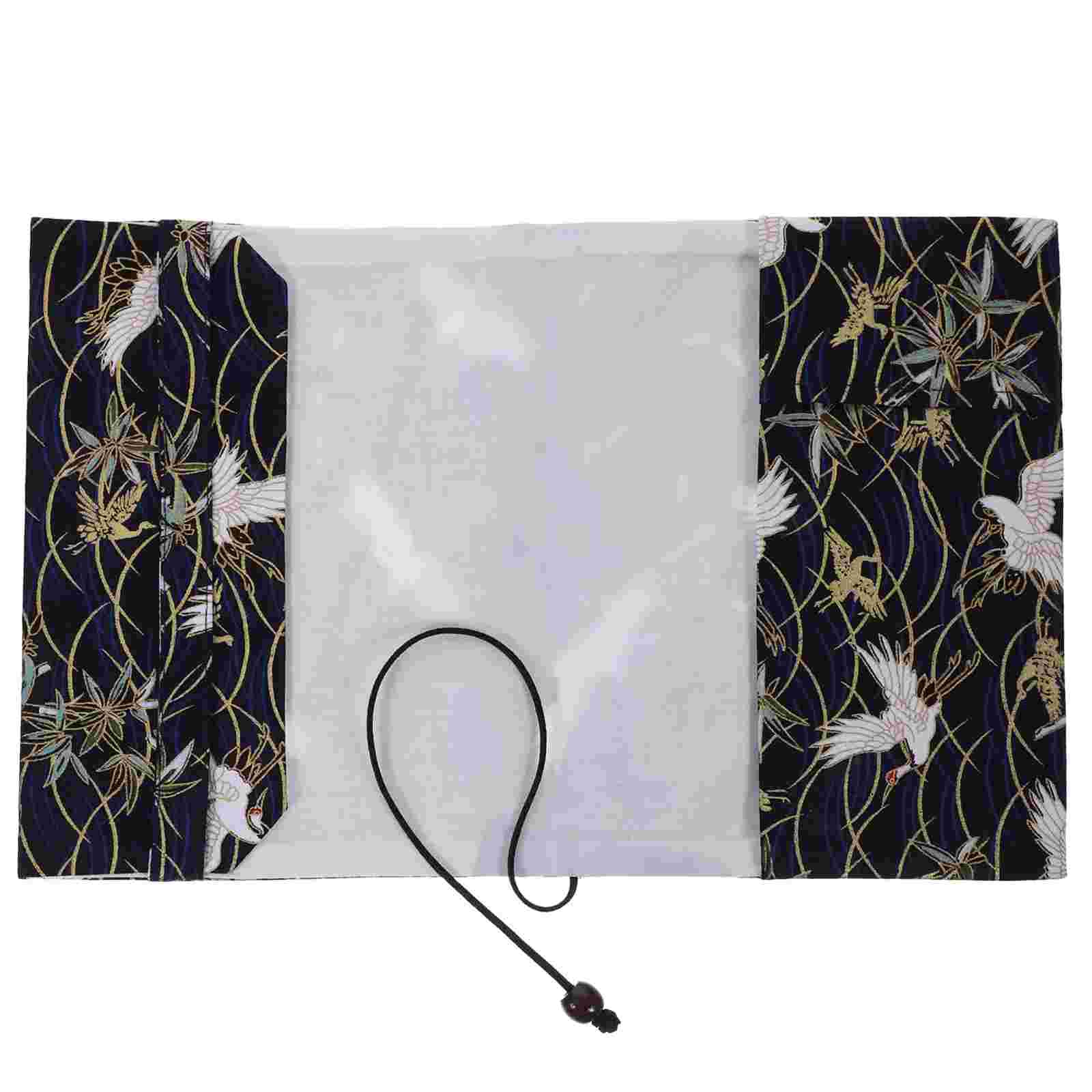 Crane Cloth Slipcase Delicate Book Sleeve Notepad Cover A5 Size Dust Chic Protector Lining books