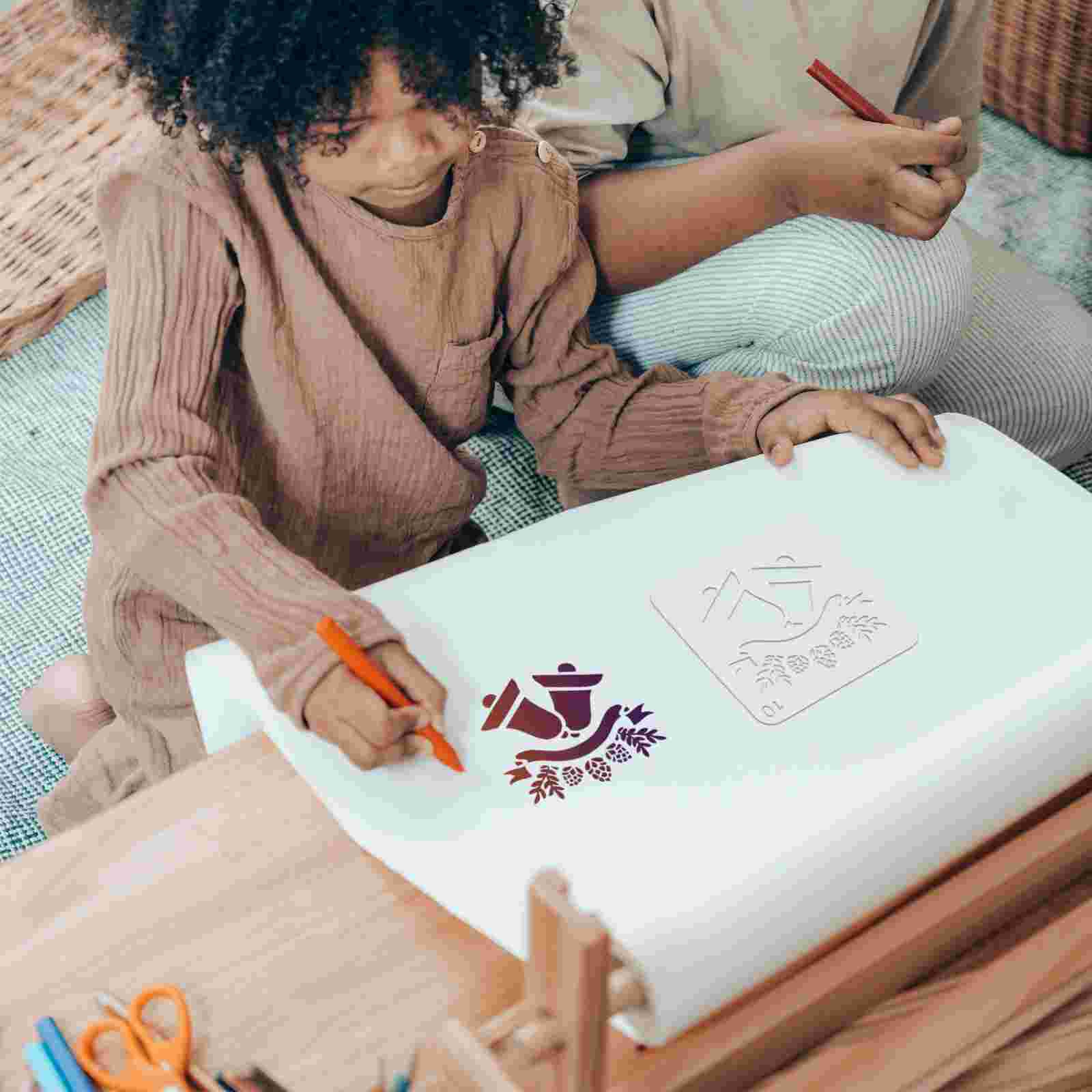 Christmas Painting Template Drawing Templates Stencils Hollow Thanksgiving Kids