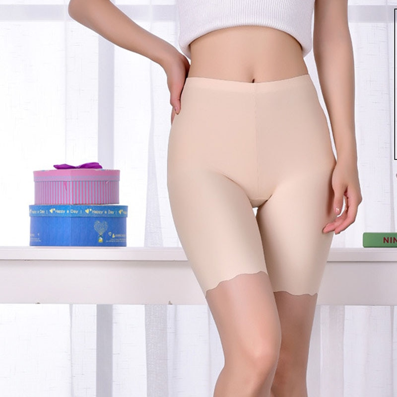 Seamless Safety Short Pants Summer Women Plus Size Boxers For Female Anti Rub Safety Shorts Under Skirt Panties Underwear