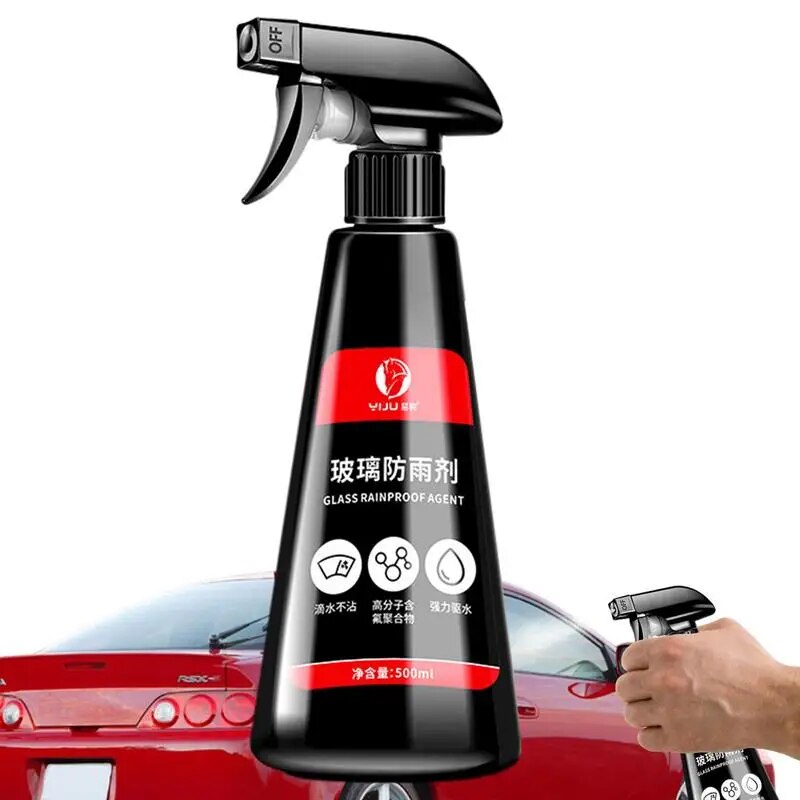 500ml Car Antifogging Agent Glass Window Defogging Auto Anti-fog Agent Rainproof Waterproof Car Glass Hydrophobic Coating Spray